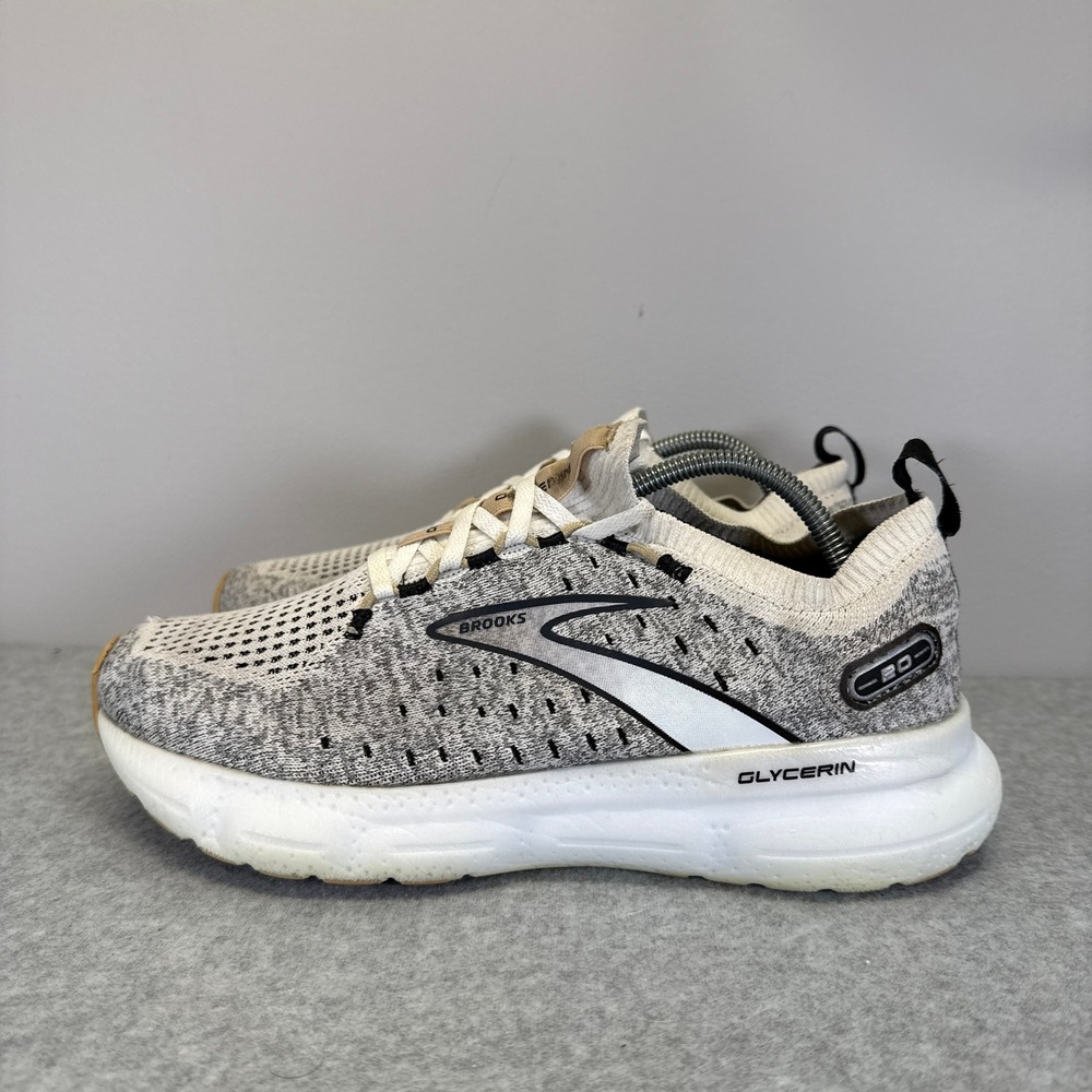 Brooks Glycerin StealthFit 20 Womens Shoes Size 8.5 Grey Running 1203721B163